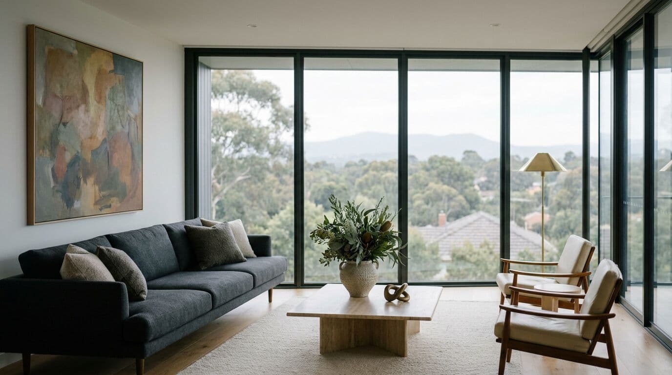 Window furnishings in a Doncaster home