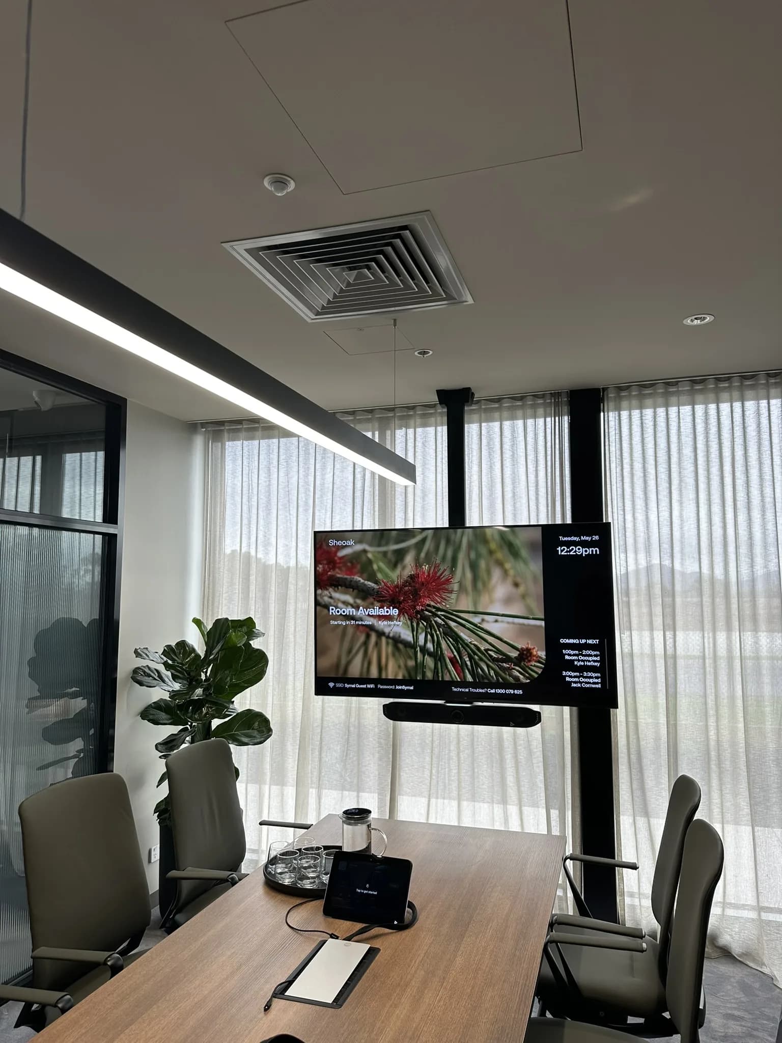 Commercial Sheers and Screen Rollers for Office Fitout detail 3