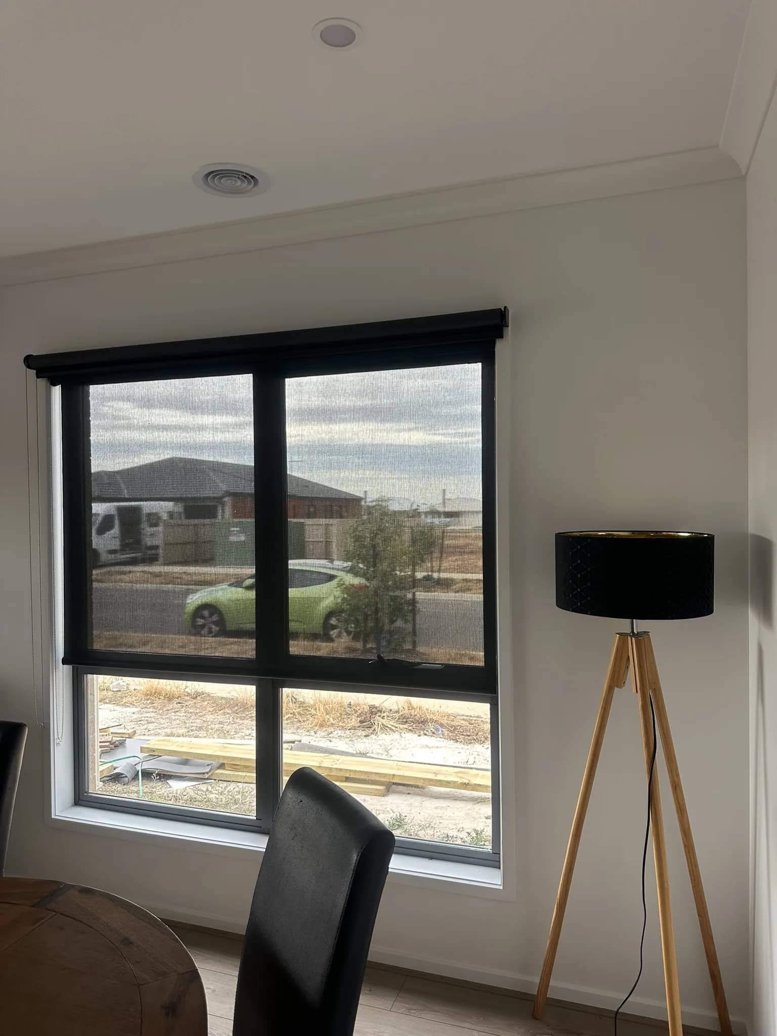 New Build Double Roller Blinds & Frosted Film Package detail 4