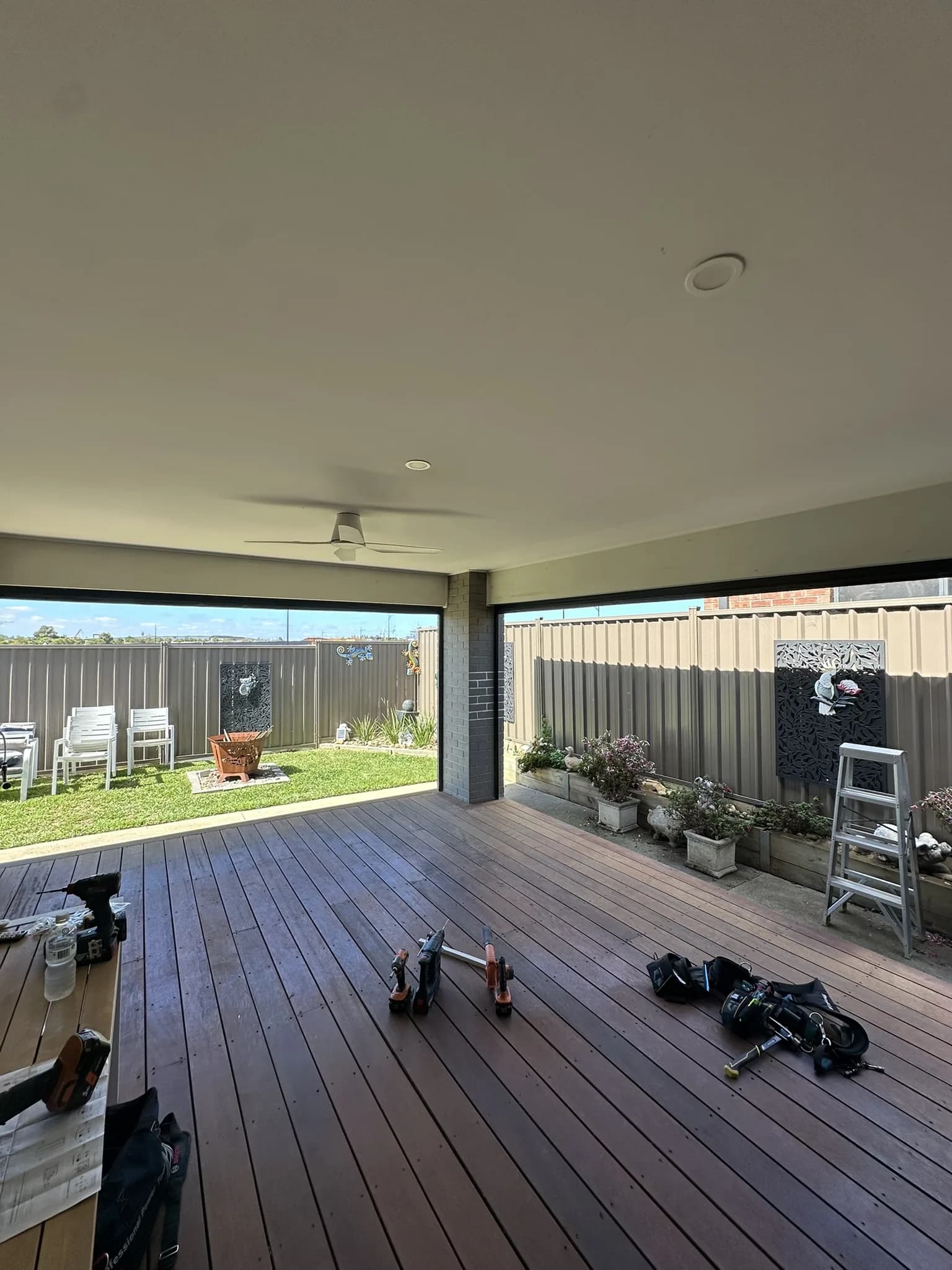 Motorised Outdoor Blinds for Pergola Area detail 2