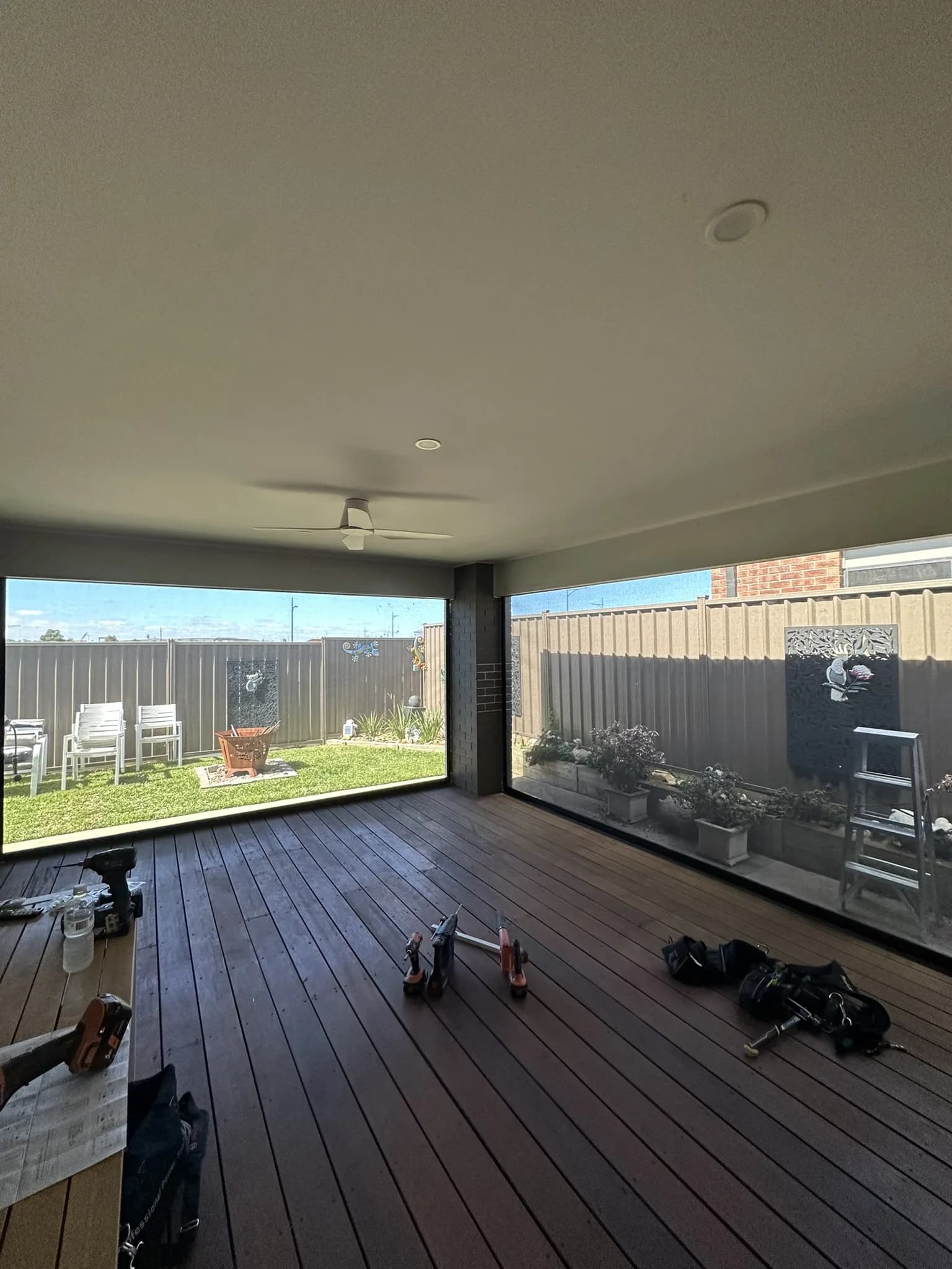 Motorised Outdoor Blinds for Pergola Area detail 3