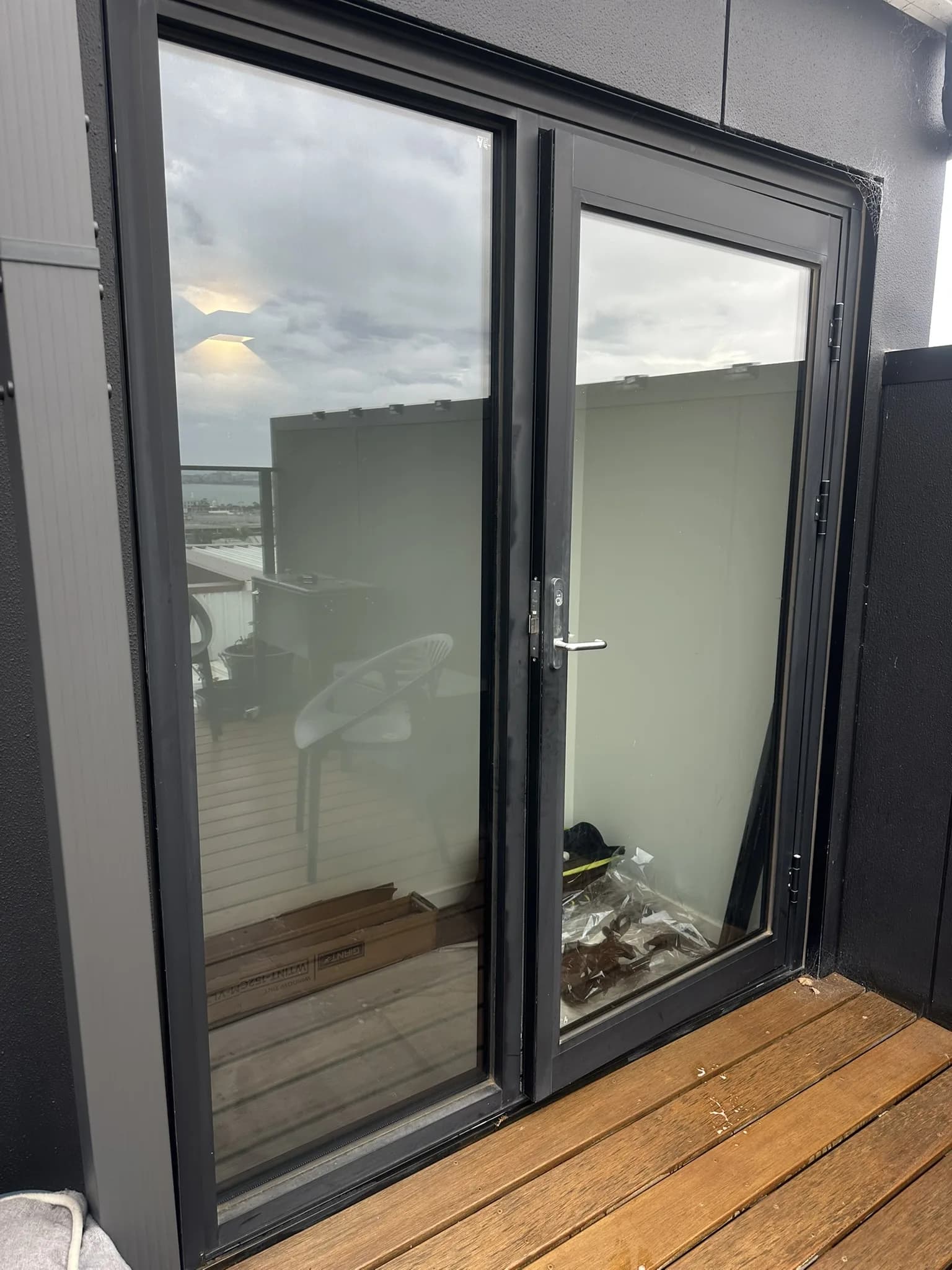 Penthouse Apartment 30% Window Tint Installation detail 2