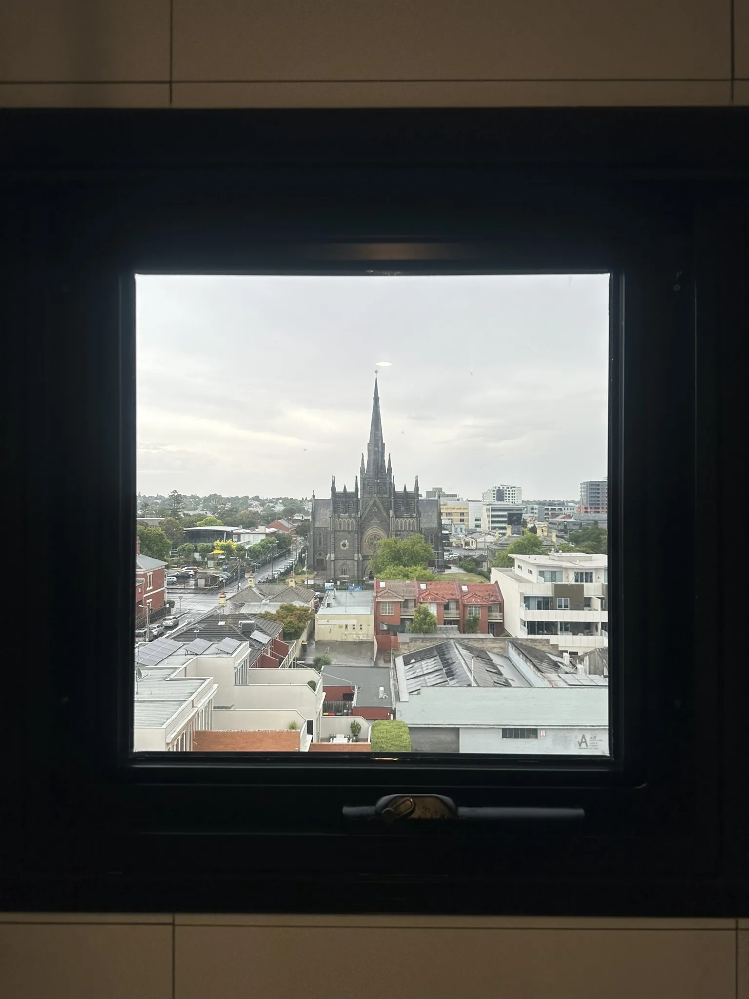 Penthouse Apartment 30% Window Tint Installation detail 4