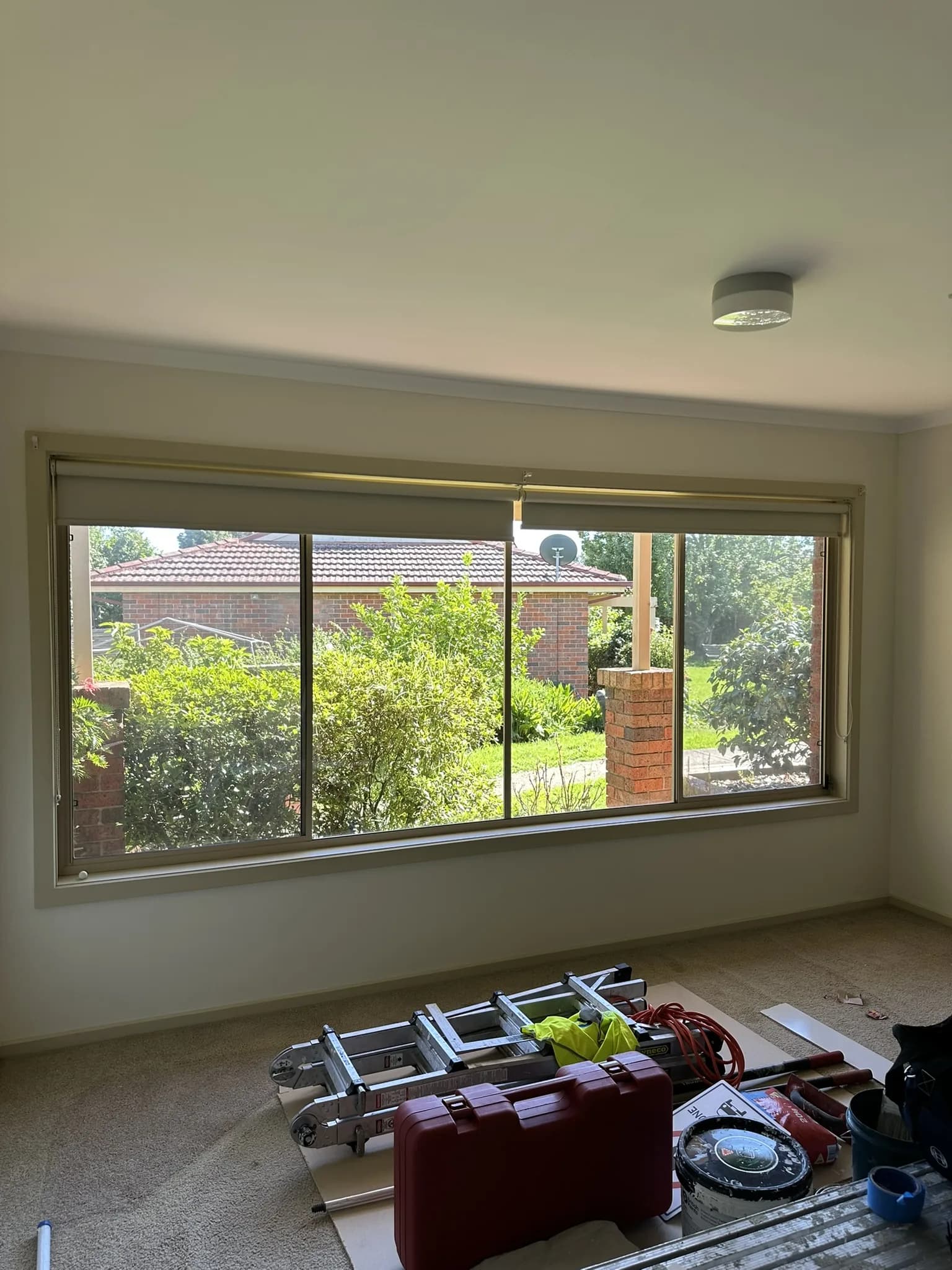 Renovation Double Roller Blinds & Front Door Frosting detail 2