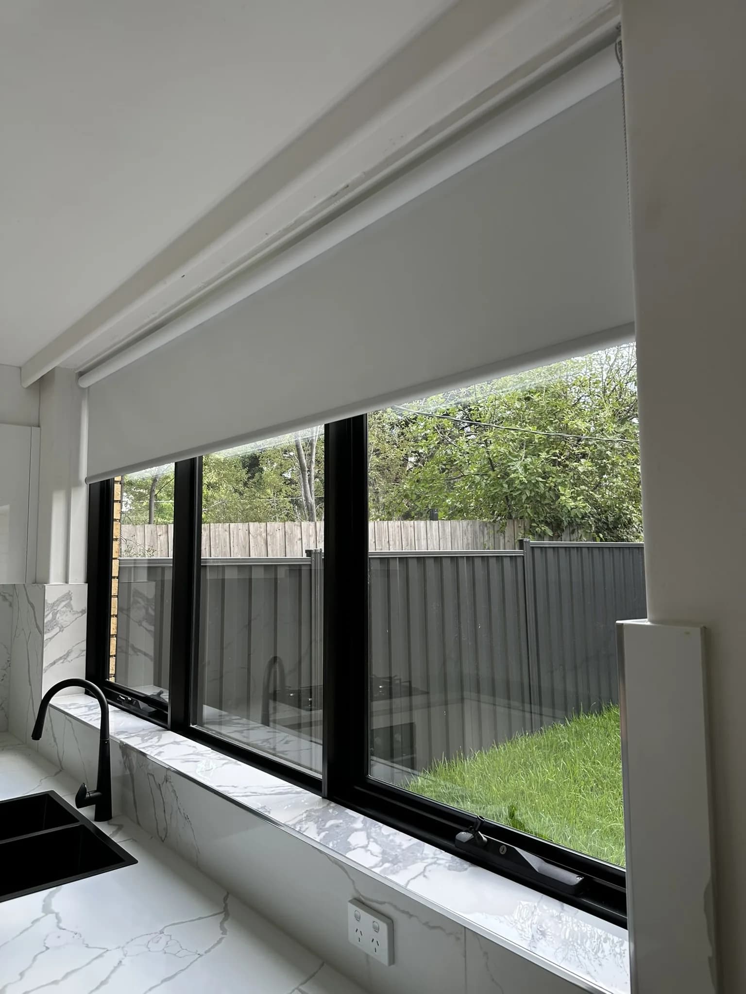 Roller blinds supplied and installed throughout a rental property, giving tenants privacy and light control with a clean, durable finish that suits the investment.
