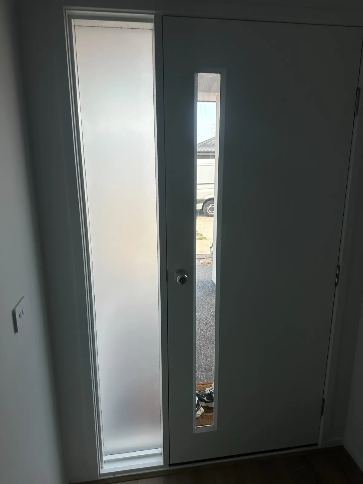 Blockout roller blinds installed in a Melbourne bedroom
