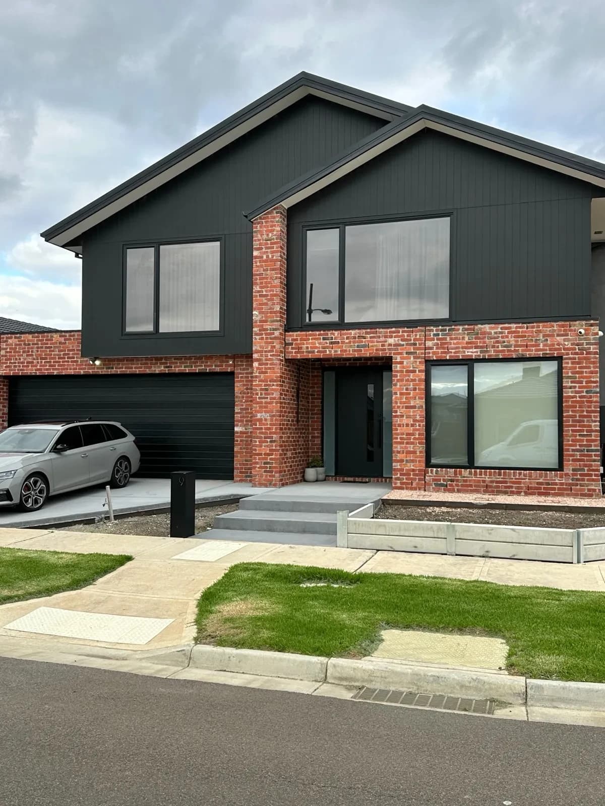 Blockout roller blind installed in a new Melbourne build