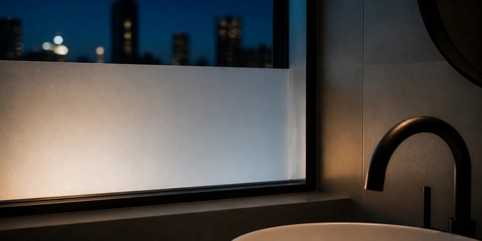 Decorative window film for bathrooms and offices hero image
