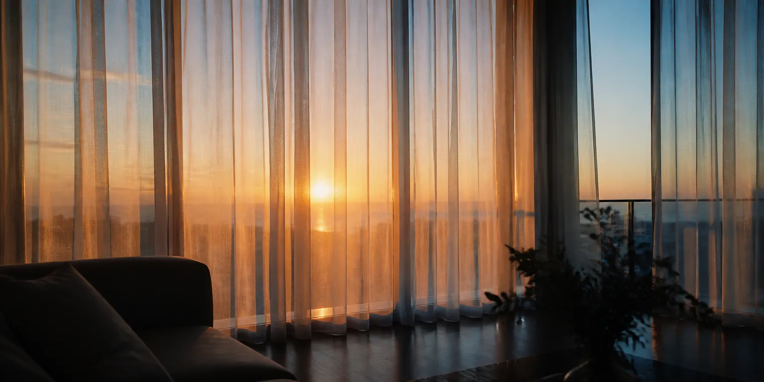 Sheer curtains and Melbourne's western light hero image